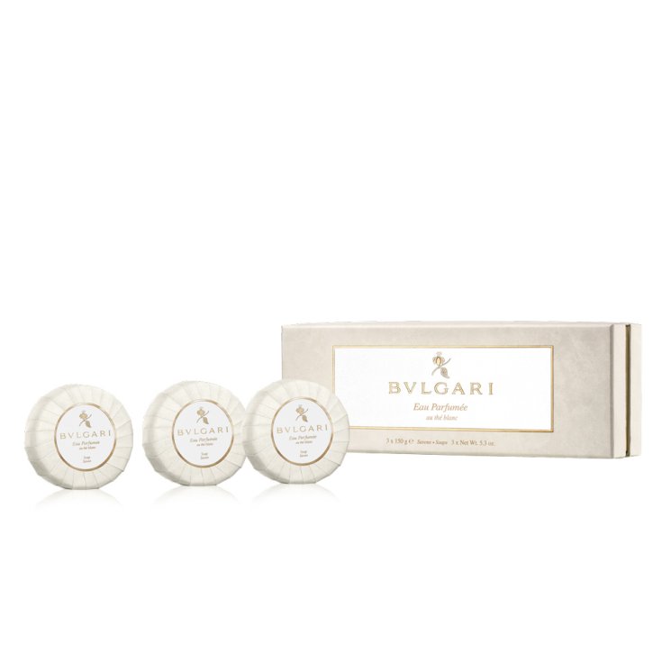 Bvlgari Au The Blanc Set 3 Saponi 150g