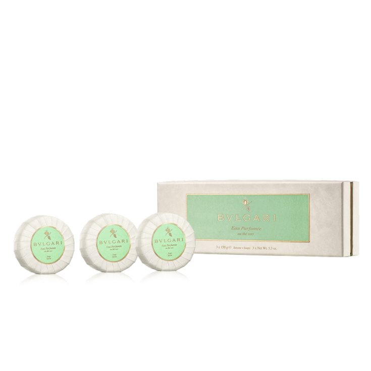Bvlgari Au Th&eacute; vert Set 3 Saponi