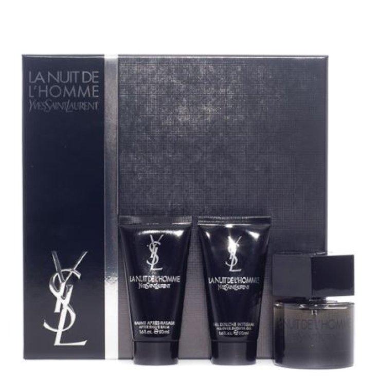 *YSL L HOMME LA NUIT KIT ET60+DS+AS