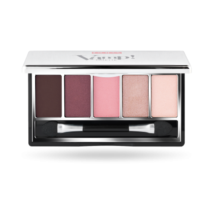 Pupa Vamp! Palette di 5 Ombretti Compatti Colore Puro Scrivenza Assoluta 007 Pink