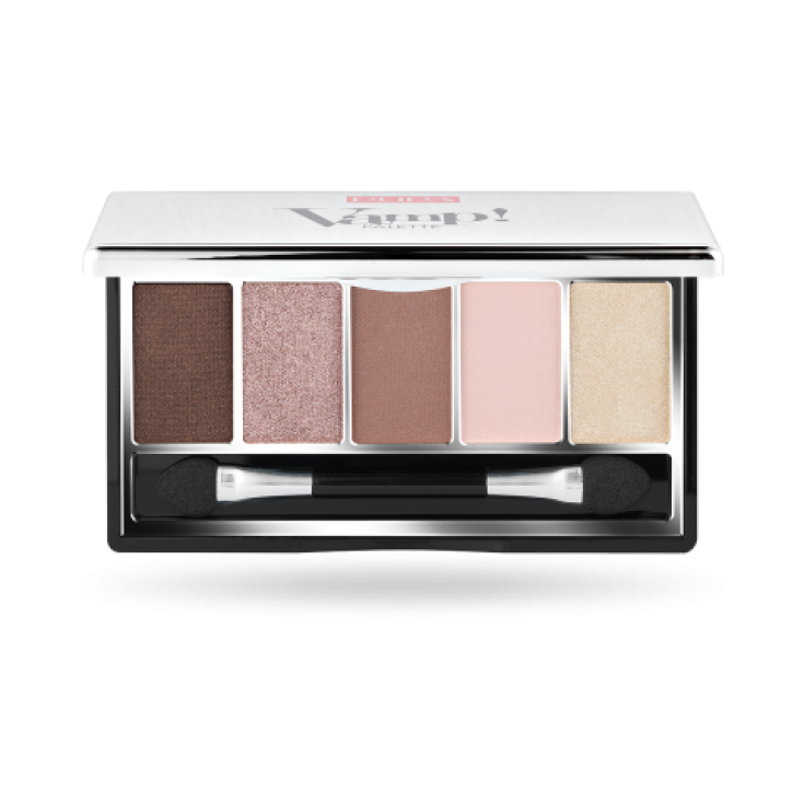 Pupa Vamp! Palette di 5 Ombretti Compatti Colore Puro Scrivenza Assoluta 008 Romantic