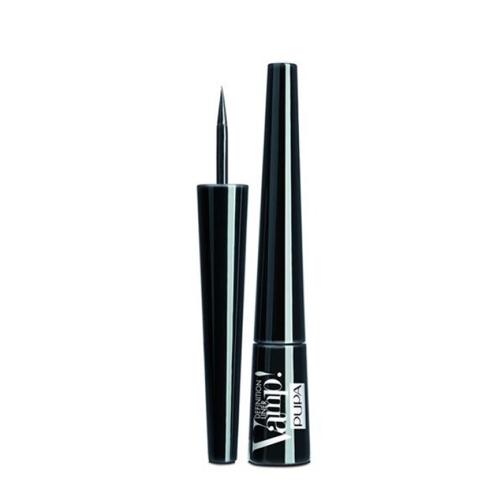 Pupa Vamp! Definition Liner Eyeliner con Applicatore in Feltro Colore 101 Silver