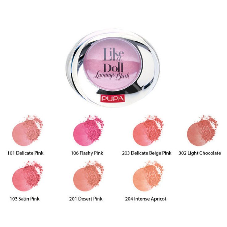 @PUPA BLUSH LIKE A DOLL LUMINYS 204