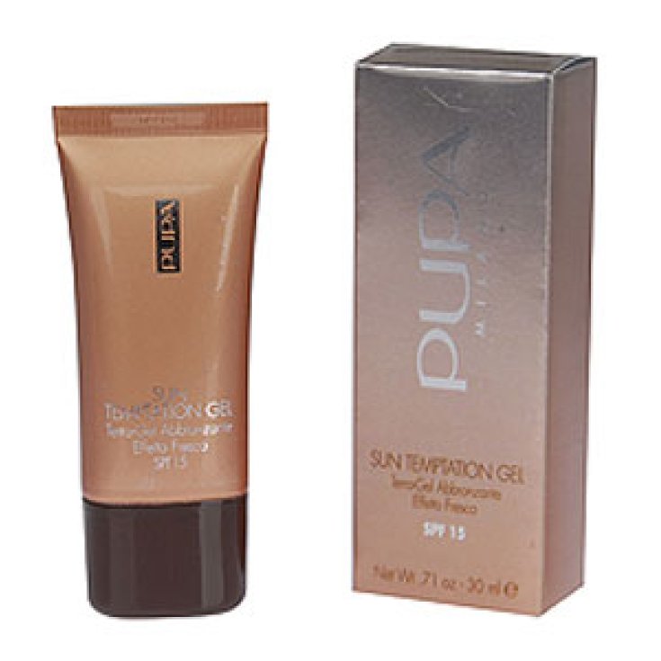 Pupa Sun Temptation Gel Terra Gel Abbronzante Effetto Fresco SPF15 Colorato 02 Chocolate