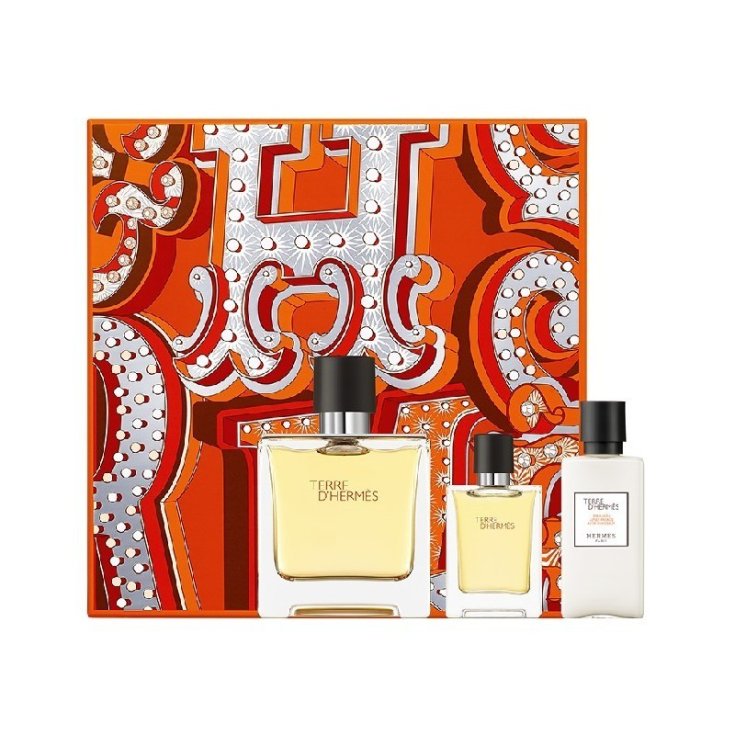 *HERMES TERRE PARFUM KIT EP75+NOM+A