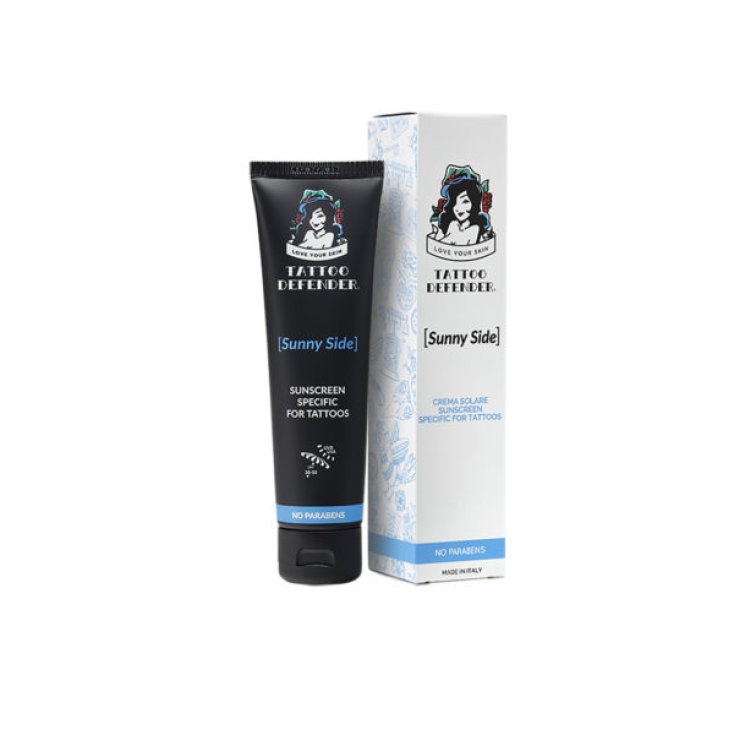Tattoo Defender Sunny Side Crema Solare Alta Protezione 100ml