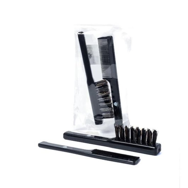 Barberia Bolognini Spazzola E Pettine Kit