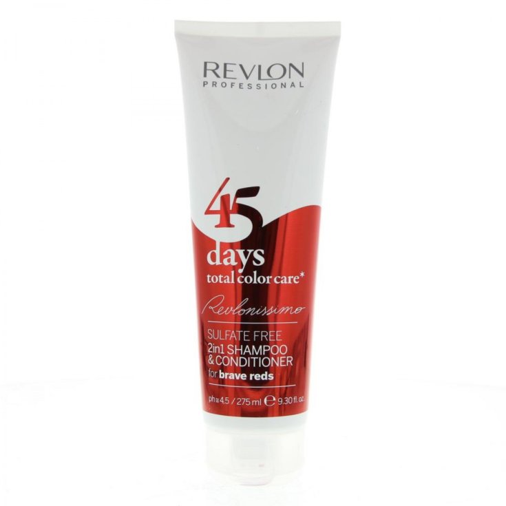 Revlon 45 Days 2In1 Shampoo Protezione Rosso 275ml