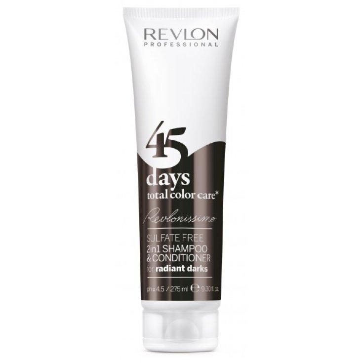 Revlon 45 Days 2In1 Shampoo Protezione Nero 275ml