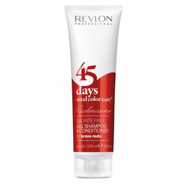 Revlon 45 Days 2In1 Shampoo Protezione Rosso 275ml