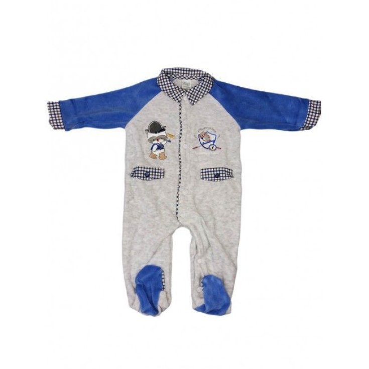 Tuta tutina ciniglia bimbo neonato Ellepi grigio 6 m