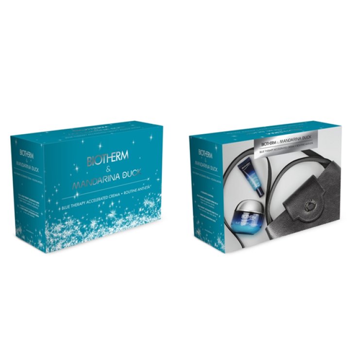 Biotherm Blue Therapy Cofanetto Accelerated Crema 50ml + Siero 10ml + Pochette