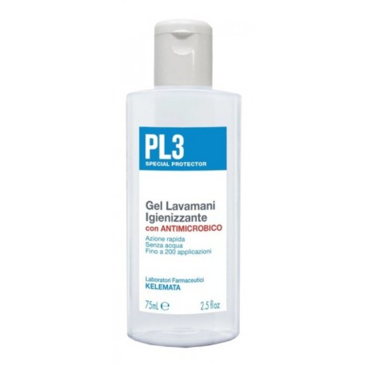 PL3 Gel Lavamani Igienizzante Con ANTIMICROBICO Kalemata 75ml
