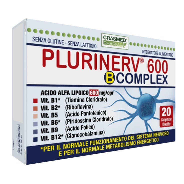 PLURINERV&reg; 600 B COMPLEX CRASMED&reg; 20 Compresse