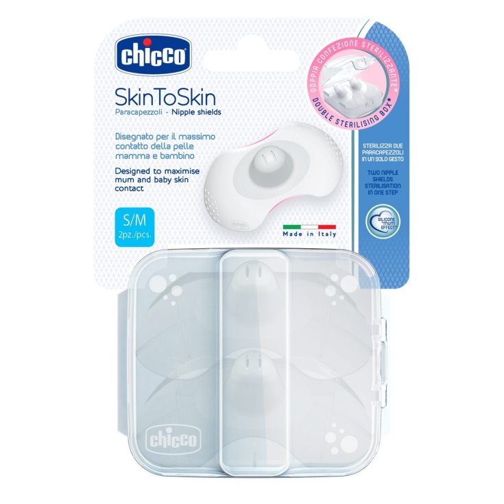 Paracapezzoli In Silicone SkinToSkin (S/M) Chicco&reg; 2 Pezzi