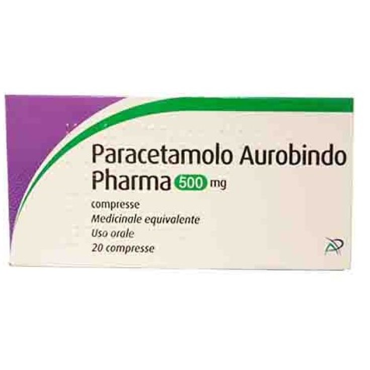 Paracetamolo 500mg Aurobindo 20 Compresse Paracetamolo 500mg Aurobindo 20 Compresse