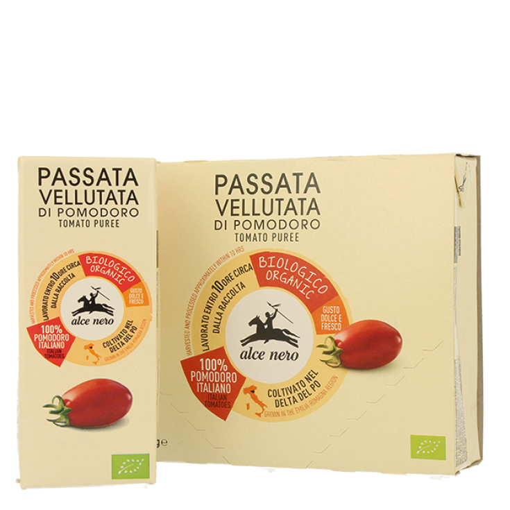 Passata Vellutata Di Pomodoro Biologica Alce Nero 3x200g