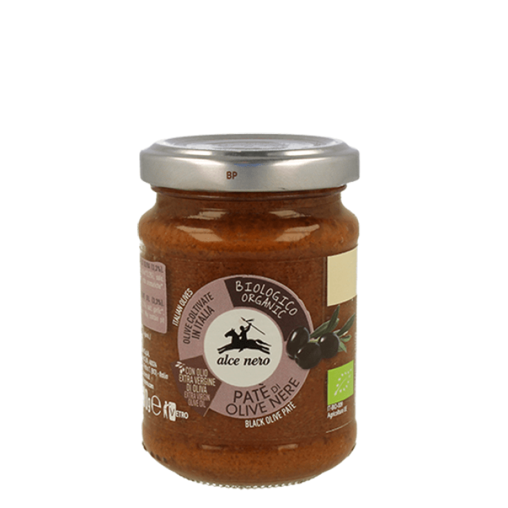 Pate' Di Olive Nere Biologico Alce Nero 130g