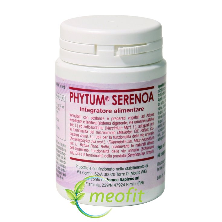 Phytum Serenoa Homeo Sapiens 40 Compresse Phytum Serenoa Homeo Sapiens 40 Compresse