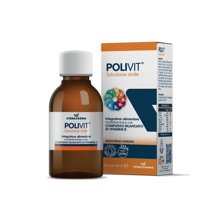 Polivit&reg; Soluzione Orale Gusto Mela/Banana Sterilfarma 100ml