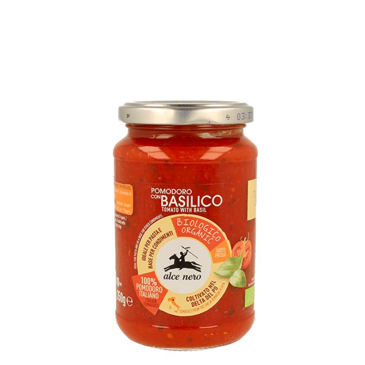 Pomodoro Con Basilico Biologico Alce Nero 350g