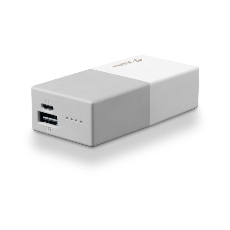 Powerbank 5000 Universal Cellularline 1 Caricabatterie Bianco