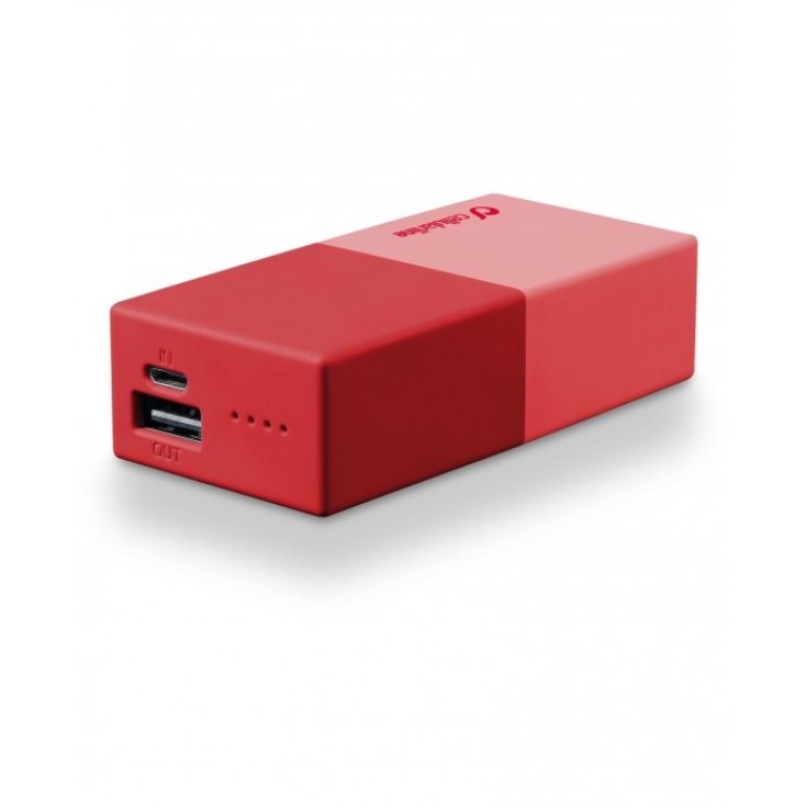 Powerbank 5000 Universal Cellularline 1 Caricabatterie Nero