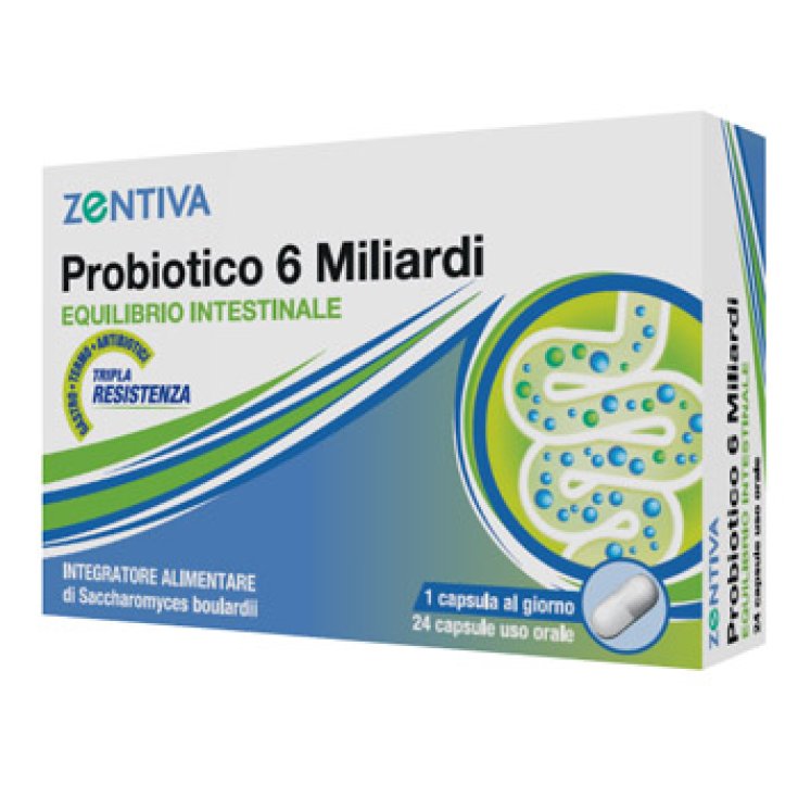 Probiotico 6 Miliardi Zentiva 24 Capsule
