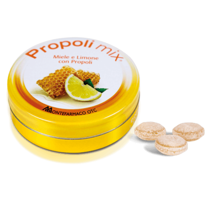Propoli Mix&reg; Caramelle Miele E Limone MONTEFARMACO 30 Pezzi