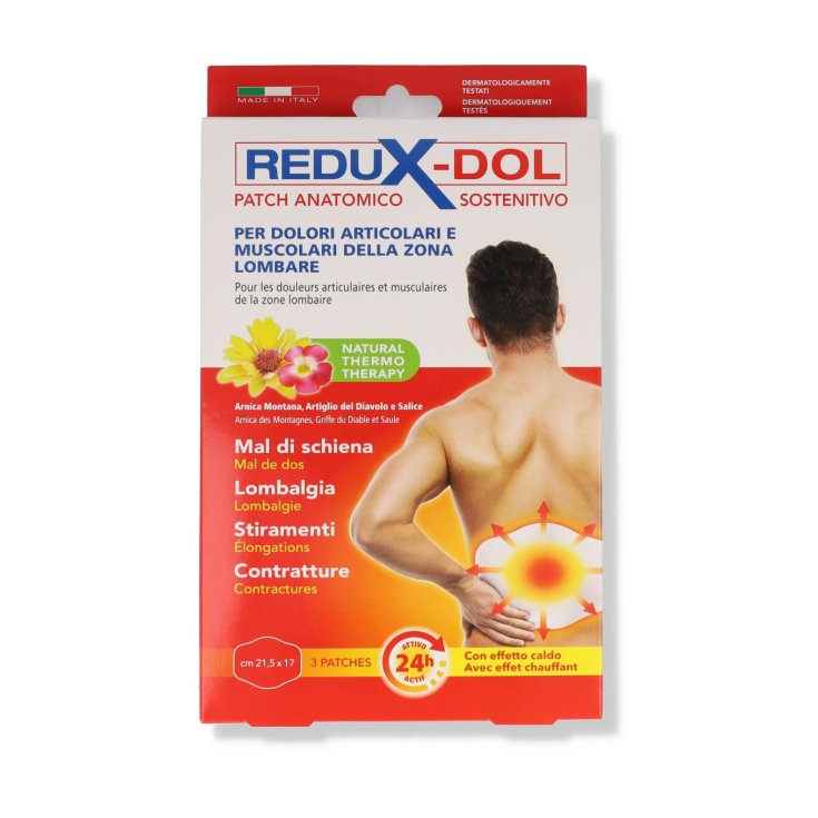 REDUX-DOL Patch Cerotti Dolori Lombari 3 Pezzi REDUX-DOL Patch Cerotti Dolori Lombari 3 Pezzi