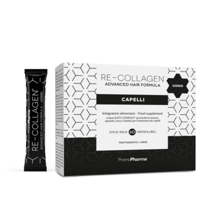Re-Collagen&reg; Advanced Hair Formula Uomo PromoPharma&reg; 60 Stick