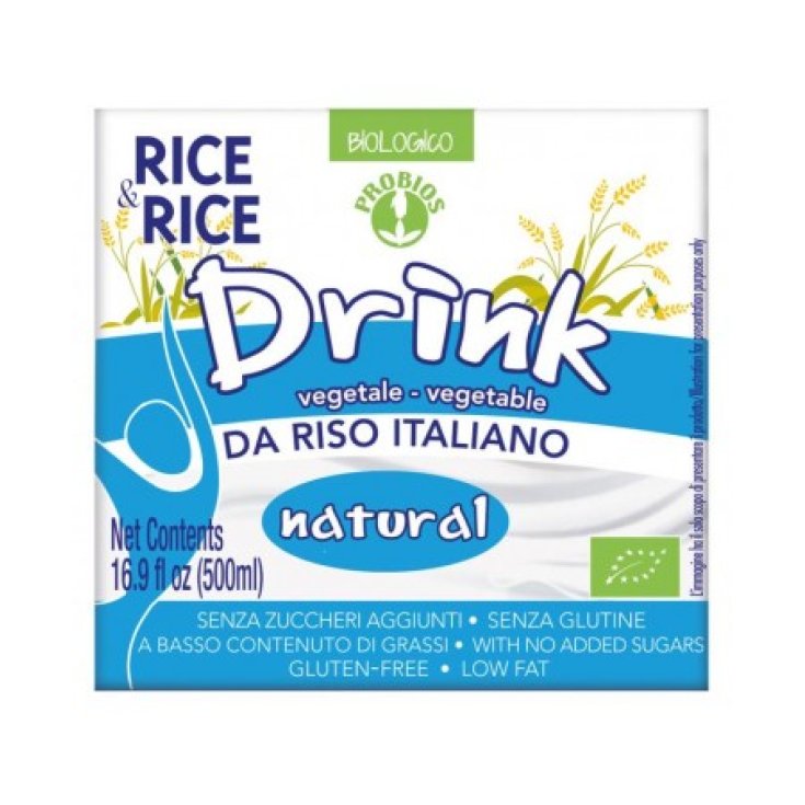 Rice&Rice Drink Bevanda Riso Naturale Probios 500ml