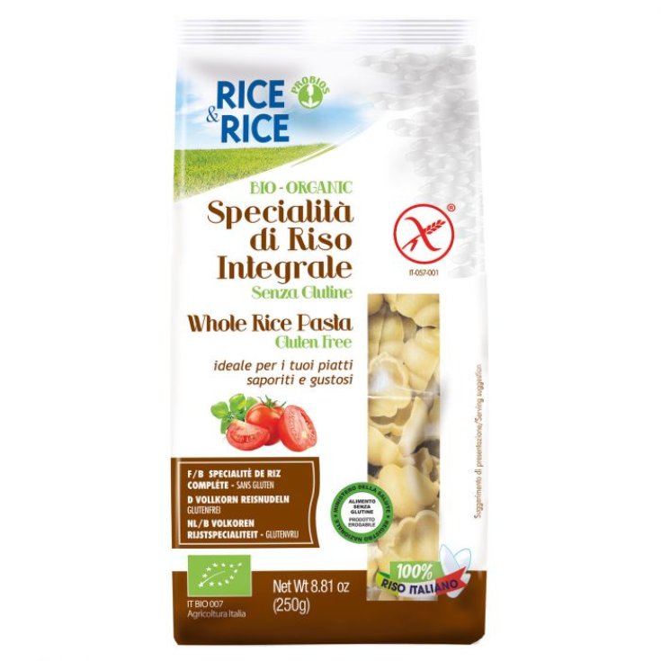 Rice&Rice Specilit&agrave; Di Riso Integrale Conchiglie Probios 250g
