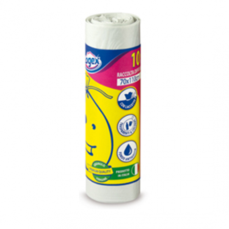 Sacco Condominiale Bianco 70-110 Logex 10 Pezzi