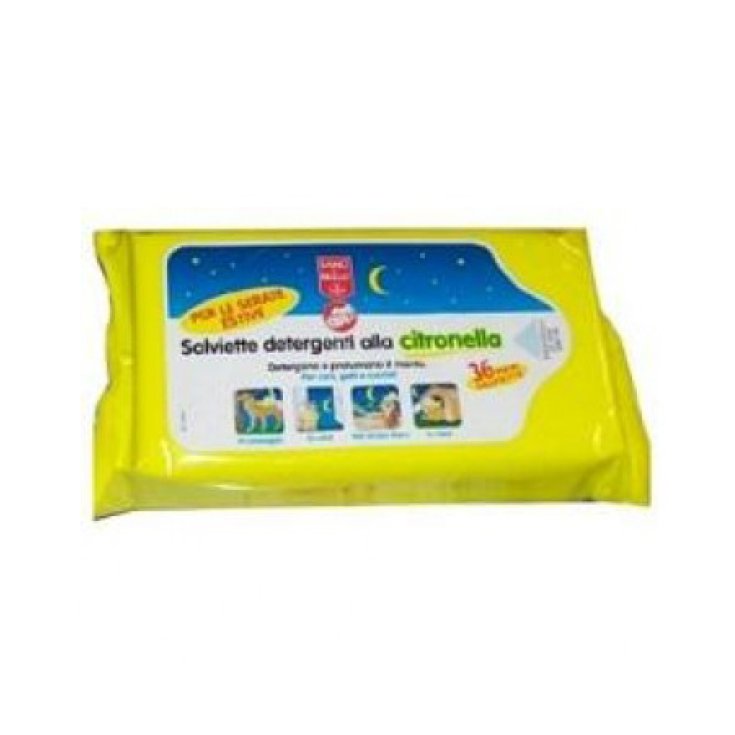 Sano E Bello Salviette Detergenti Alla Citronella BAYER 40 Pezzi