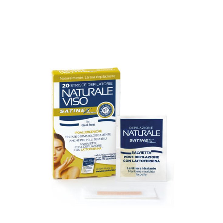 Satinex Premium Strisce Depilatorie Viso Satinex