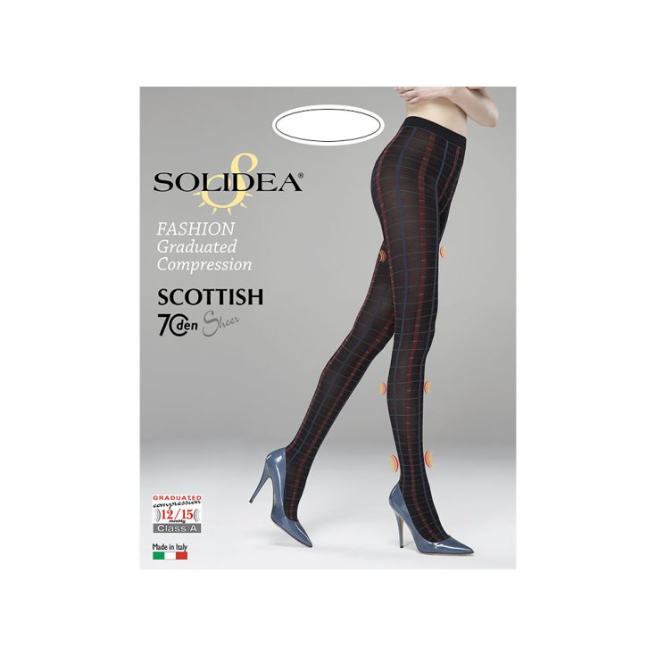 Scottish Collant 70 Den Solidea&reg; Colore Nero Taglia 4-L 1 Paio