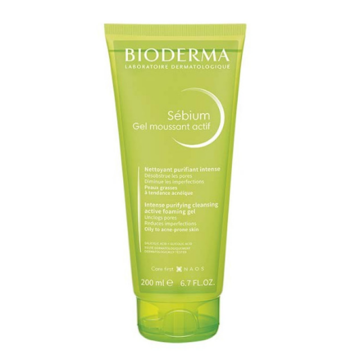 S&eacute;bium Gel moussant actif BIODERMA 200ml