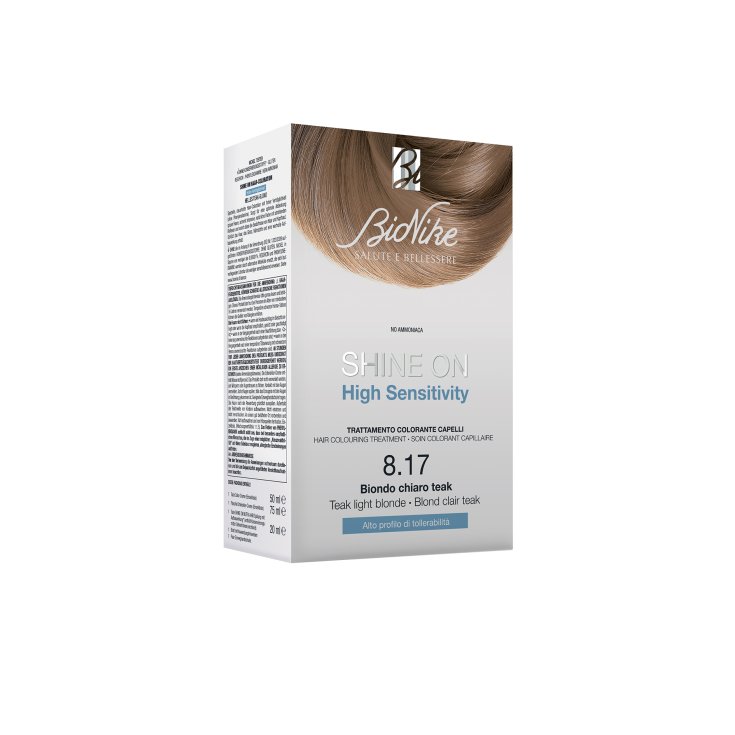 Shine On HS Trattamento Colorante Capelli Biondo Chiaro Teak 8.17 BioNike