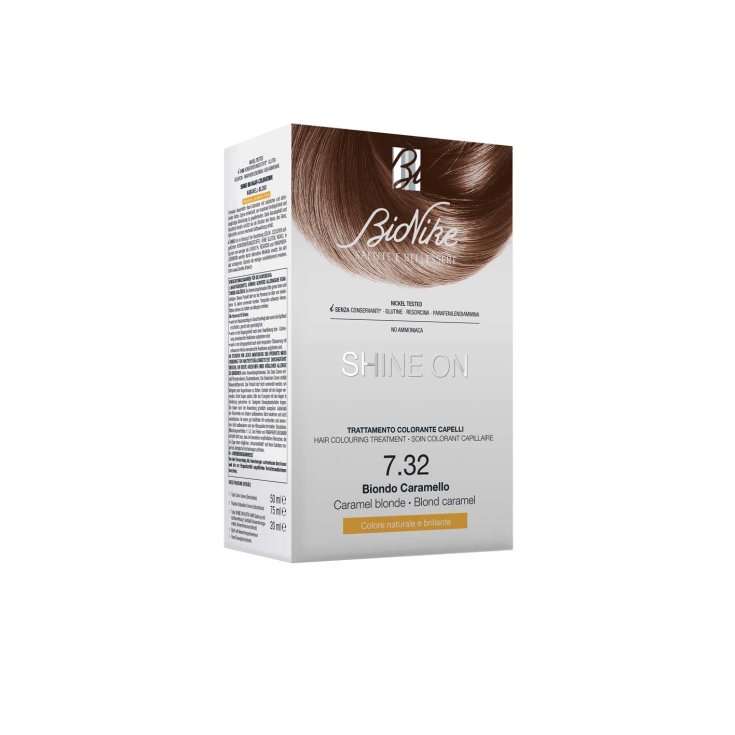 Shine On Trattamento Colorante Capelli Biondo Caramello 7.32 BioNike