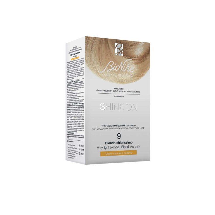 Shine On Trattamento Colorante Capelli Biondo Chiarissimo 9 BioNike