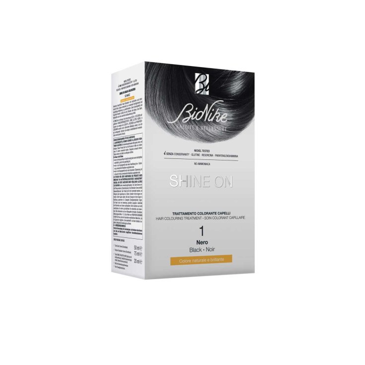 Shine On Trattamento Colorante Capelli Nero 1 BioNike