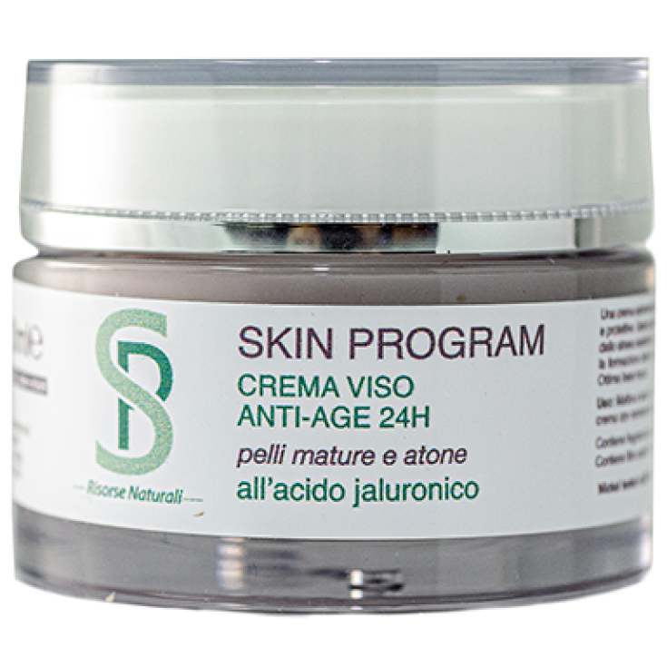 Skin Progam Crema Viso Rassodante Anti-Rughe 24H SP Risorse Naturali 50ml
