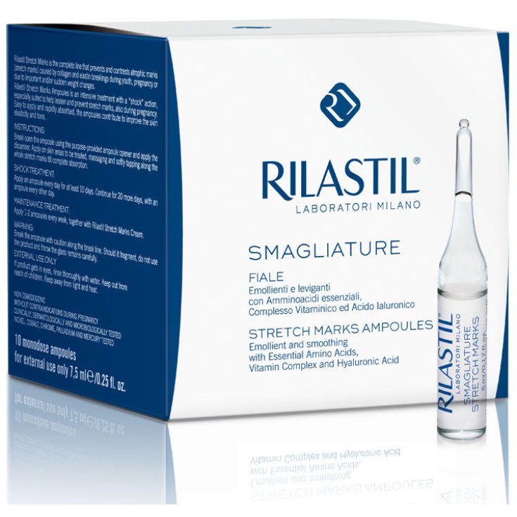Smagliature Fiale Trattamento Corpo Rilastil&reg; 10x5ml