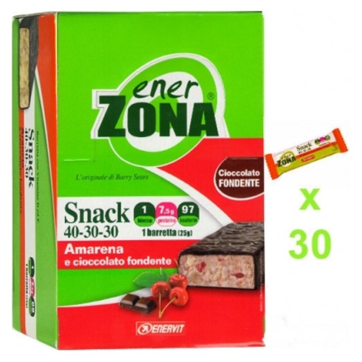 Snack 40-30-30&reg; Cherry Enervit EnerZona&reg; Balance 30 Barrette