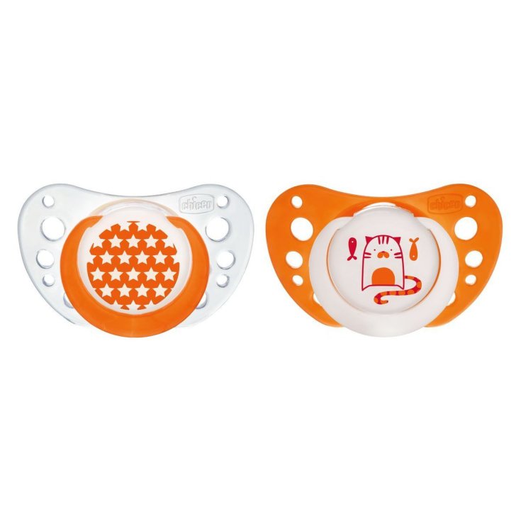Succhietto PhysioForma&trade; Air 16-36m In Caucci&ugrave; Lumi Chicco&reg; 2 Pezzi