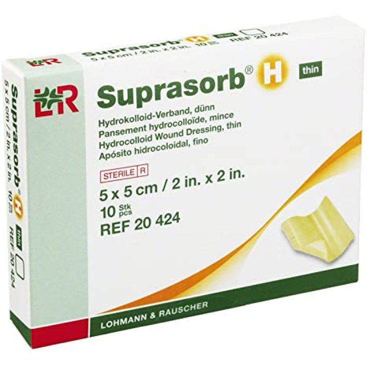 Suprasorb&reg; H Sottile Lohmann & Rauscher Italia 5x5cm 10 Pezzi
