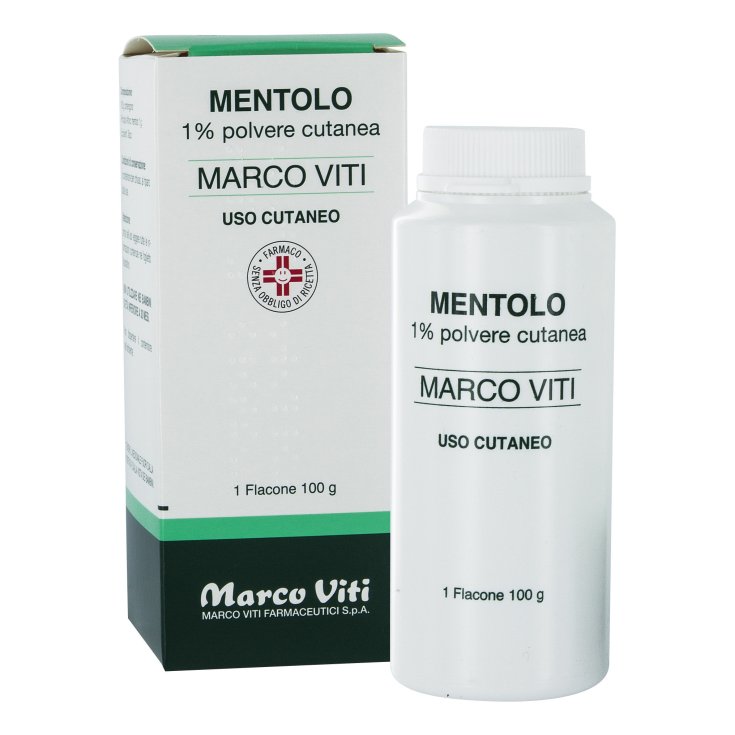 Talco Mentolato Marco Viti 100g