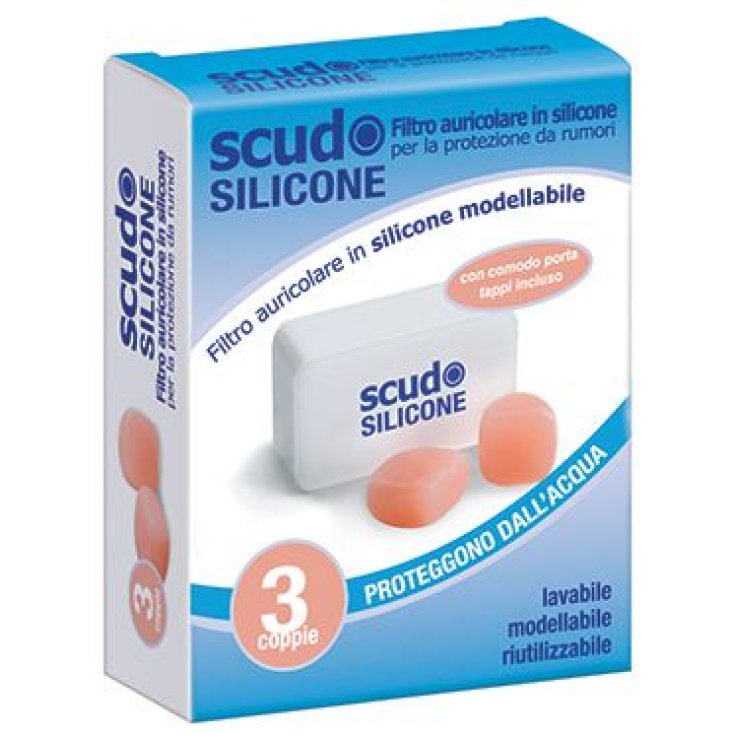 Tappi Auricolari In Silicone Scudo 3 Coppie