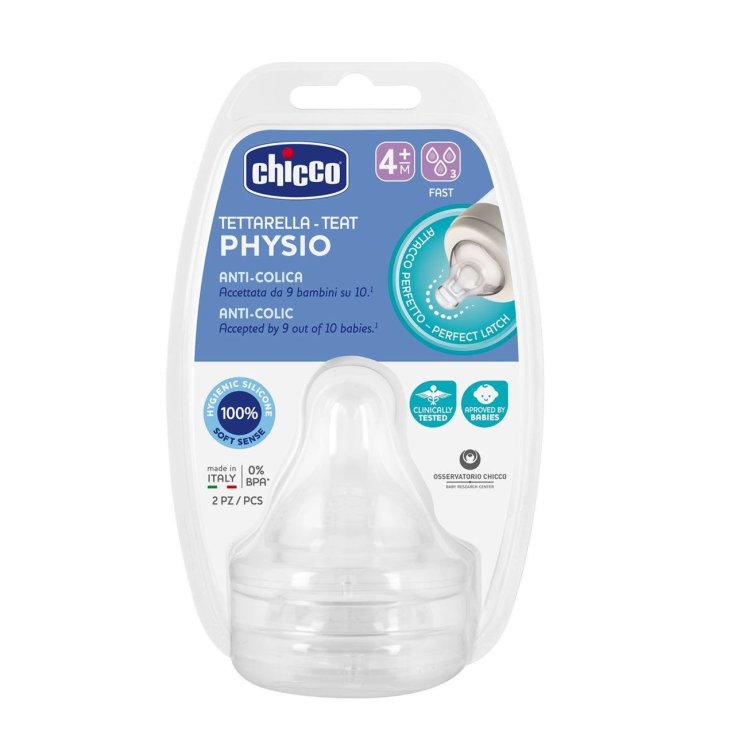 Tettarella Physio - Siliconei Chicco&reg; 2 Pezzi